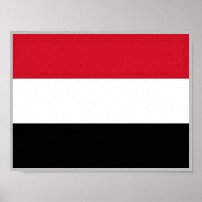 Póster Yemen - Flag - (Frente)