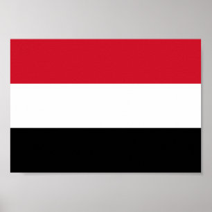 Póster Yemen Flag
