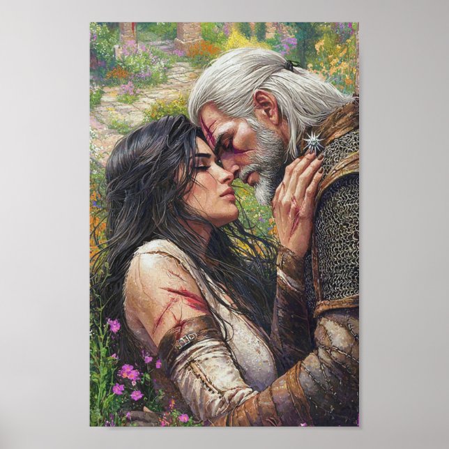 Póster Yen y Geralt (Frente)