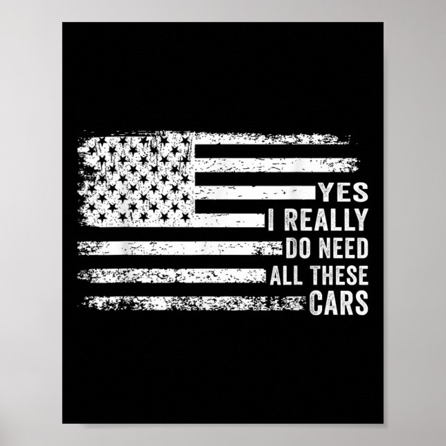 Póster Yes I Really Do Need All These Funny Garage Mechan (Frente)