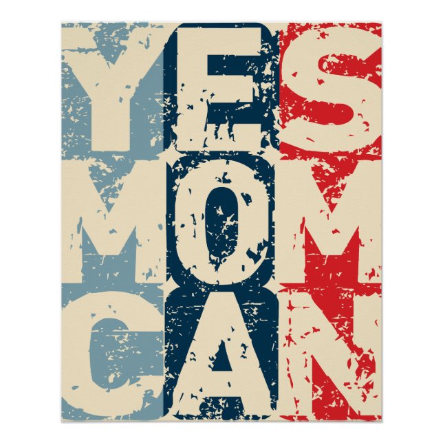 Póster Yes Mom Can (Anverso)