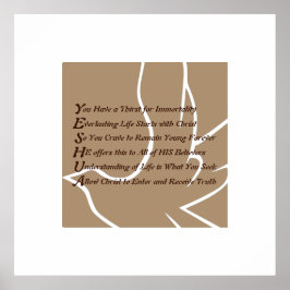 Póster Yeshua Christian