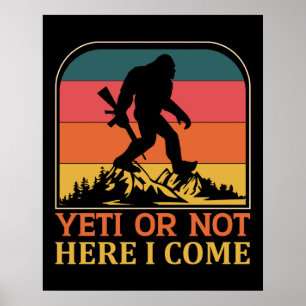 Póster Yeti O No Acá Vengo