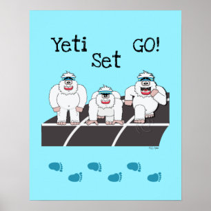 Póster Yeti Set Go Poster
