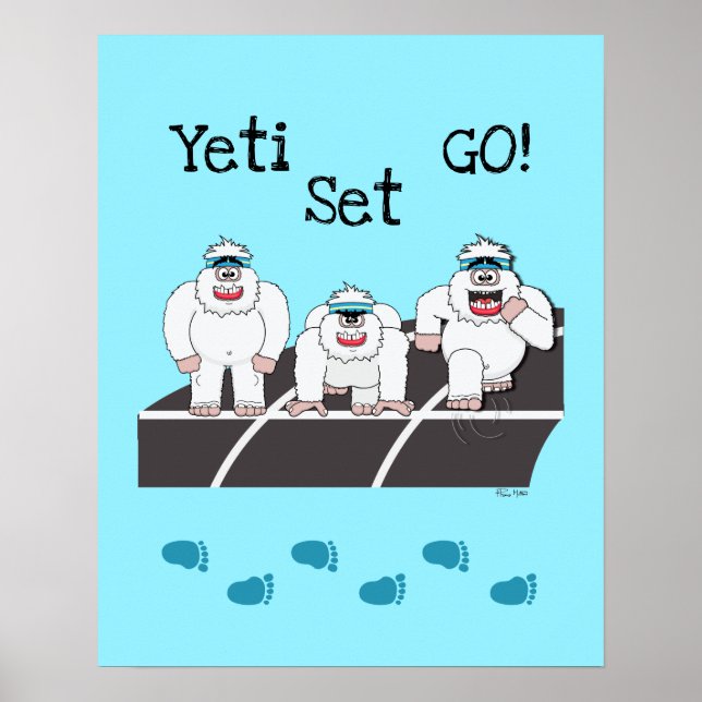 Póster Yeti Set Go Poster (Frente)