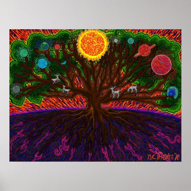 Póster Yggdrasil (Frente)