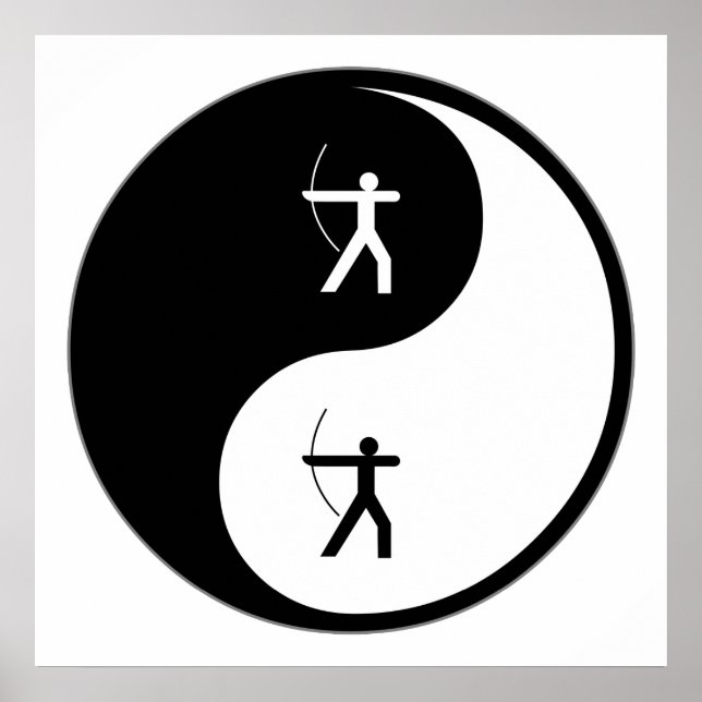 Póster Yin Yang Archery (Frente)