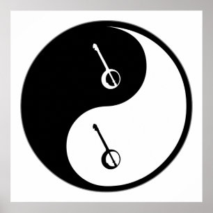 Póster Yin Yang Banjo