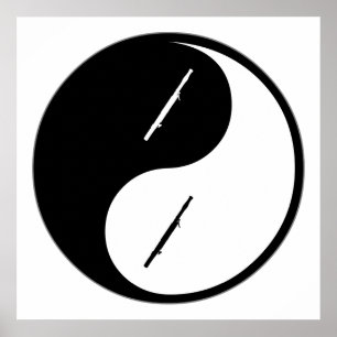 Póster Yin Yang Bassoon
