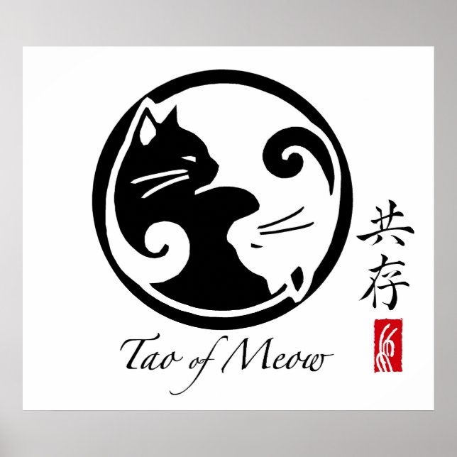 Póster Yin Yang Cats Poster (Frente)