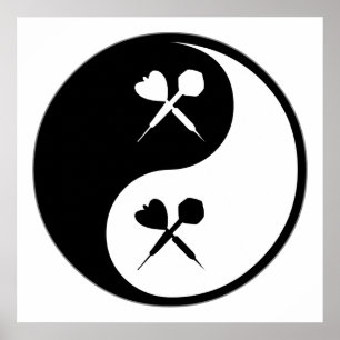 Póster Yin Yang Darts