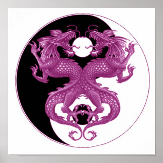 Póster Yin Yang Dragons 6