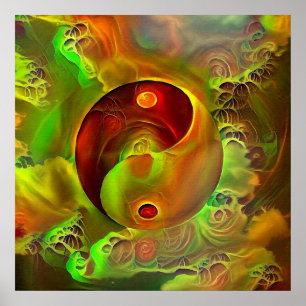 Póster Yin - Yang. En cuenta