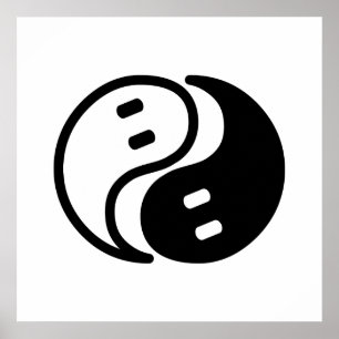 Póster Yin Yang Fantasma