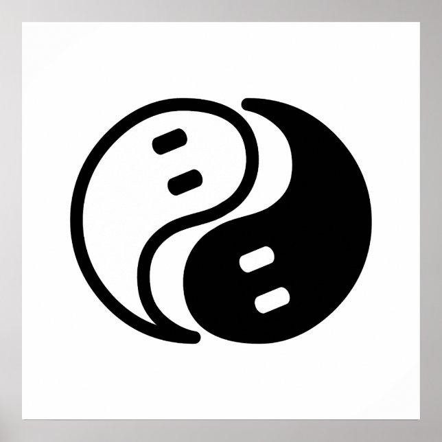 Póster Yin Yang Fantasma (Frente)