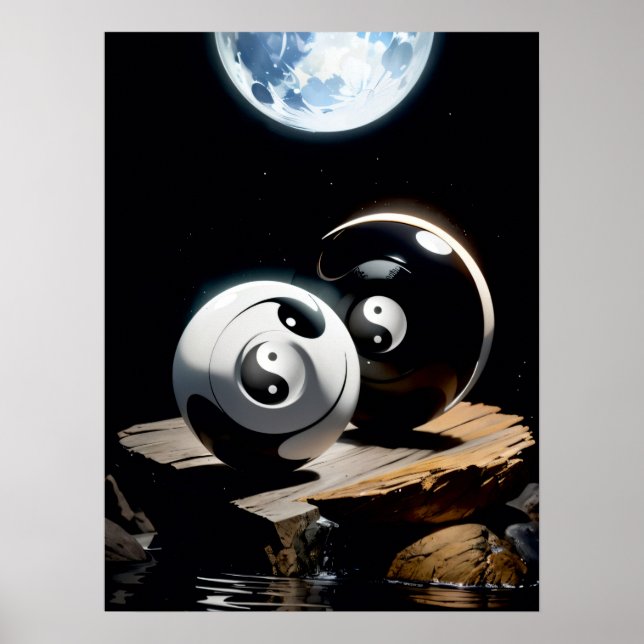 Póster Yin Yang Harmony: Equilibrio de otro mundo (Frente)