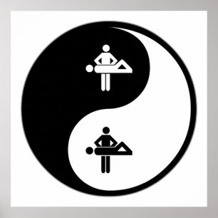 Póster Yin Yang Massage