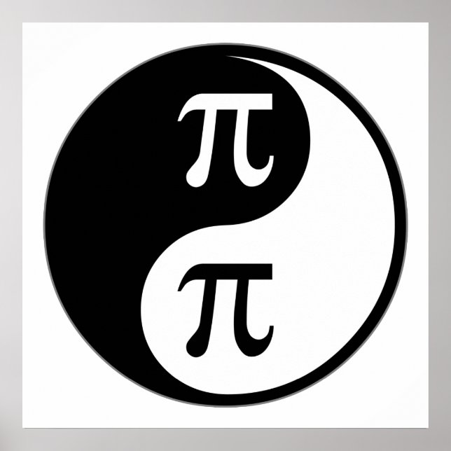 Póster Yin Yang Math (Frente)