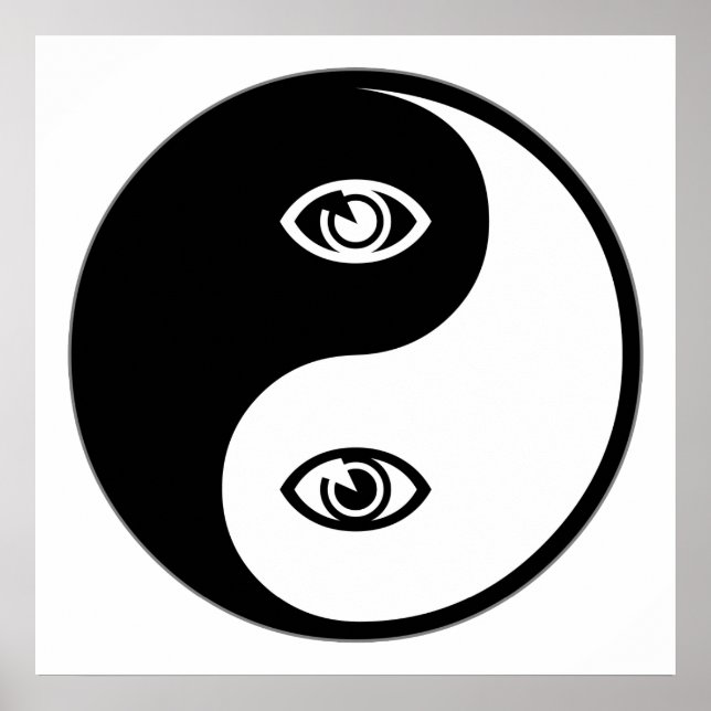 Póster Yin Yang Optometry (Frente)