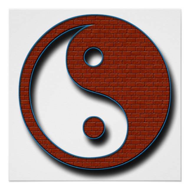 Póster Yin Yang por Shirley Taylor (Anverso)