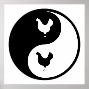 Póster Yin Yang Poultry