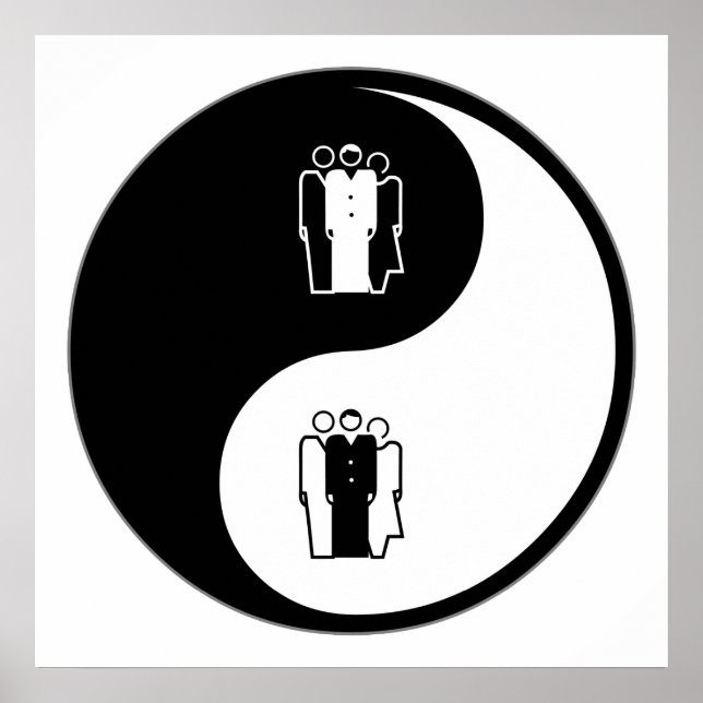 Póster Yin Yang Sociología (Frente)