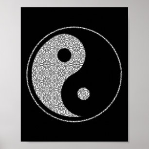Póster Yin Yang Tai Chi, Qi Gong, Yoga, Wushu, Artes Marc