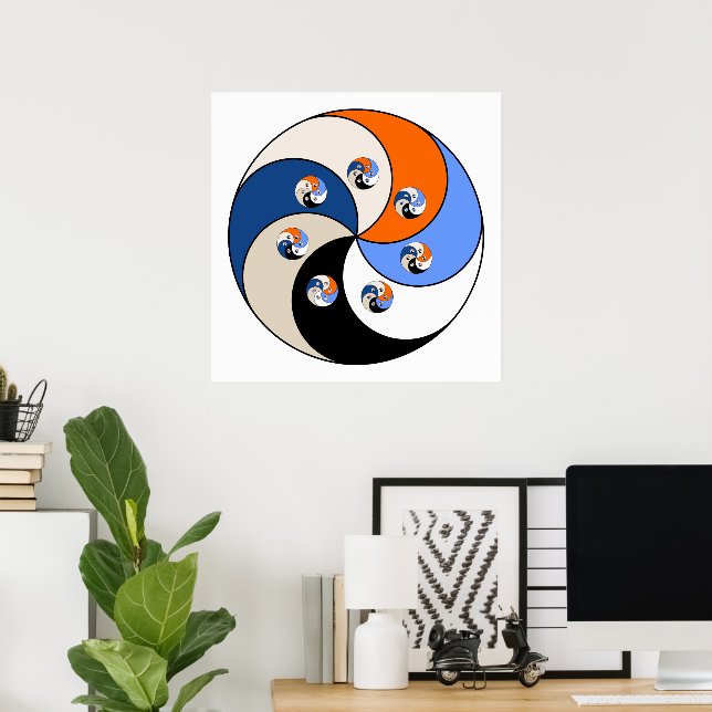 Póster Yin Yang Yong 7 | Zazzle.es