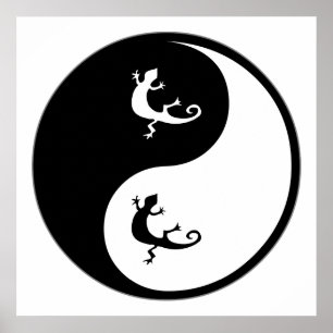 Póster Yin Yang Zoology