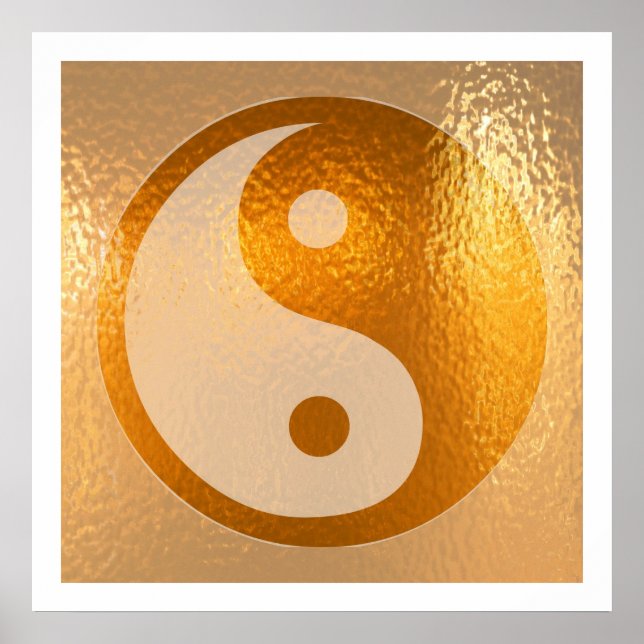 Póster Ying Yang, Poster de Oro de YIN YANG (Frente)