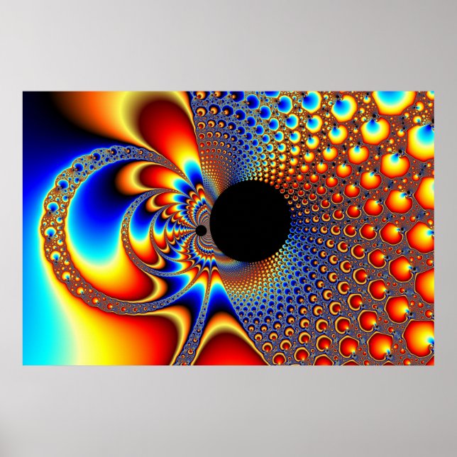 Póster YinYang BigBang - Poster fractal (Frente)