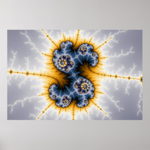 Póster Yinyang Twister - Poster fractal