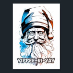 Póster Yippee Ki Yay Navidades divertidos citan cultura p<br><div class="desc">Yippee Ki Yay Funny Navidades Cita Pop Culture Ilustracion Santa Claus / Papá Noel viene a la ciudad, ¡y se está tomando las risas! Prepárense para una feliz buena época llena de graciosas payasadas y Navidades animando // #NaumovskiArt #SantaClaus #Santa #Xmas #Funny #FunnyChristmas #Quote #FunnyXmas #YippeeKiYay #Ilustracion #art #MerryChristmas #ChristmasTime...</div>