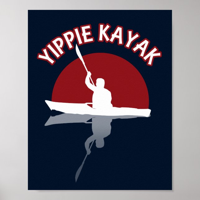 Póster Yippie Kayak (Frente)