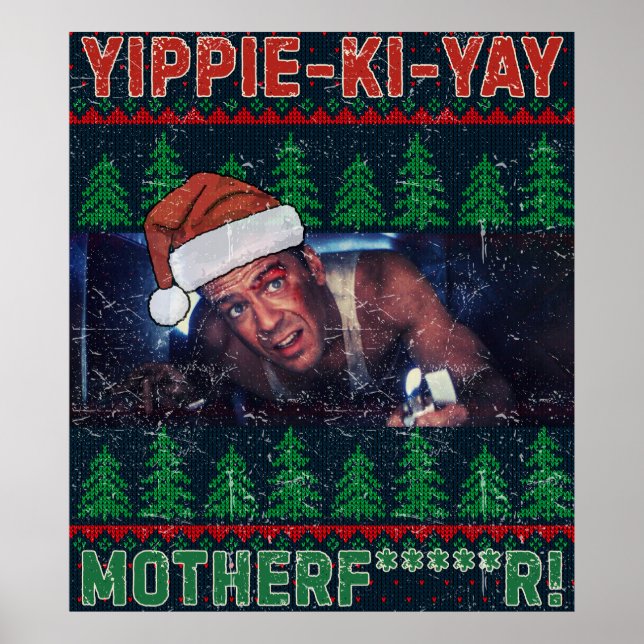 Póster Yippie Ki Yay (Frente)