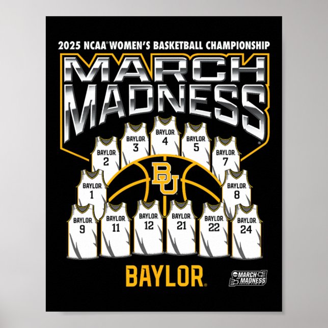 Póster Ylor March Madness 2025 Women's Sketll Nil  (Frente)