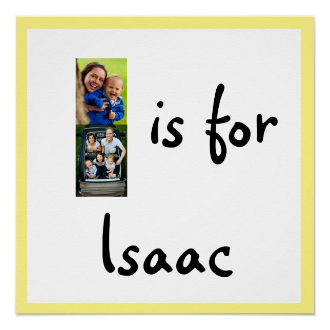 Póster Yo estoy a favor de Nombre (Anverso)