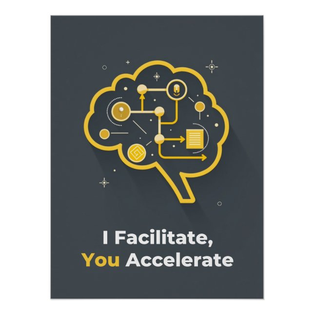 Póster Yo Facilito, Tú Aceleras (Anverso)