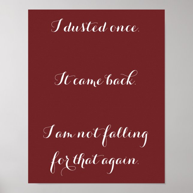 Póster Yo me detuve una vez Poster (Frente)