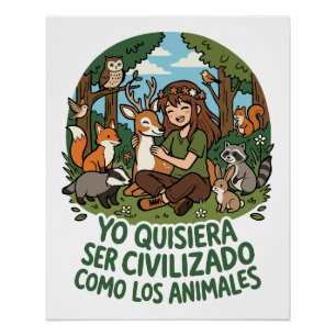 Póster Yo quisiera ser civilizado 2