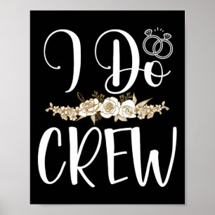 Póster Yo Sí Que La Tripulación Boda De Ring Novia Groom 