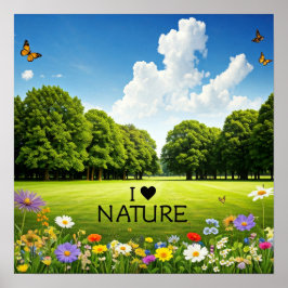 Póster Yo soy la naturaleza del corazón