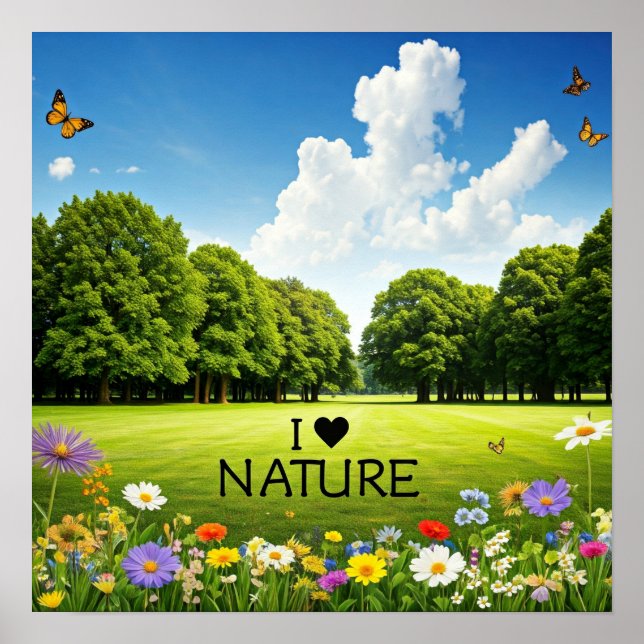 Póster Yo soy la naturaleza del corazón (Frente)