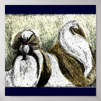 Póster "Yo Tzu, ¿Verdad?" Serie 6 de Lisa Miller