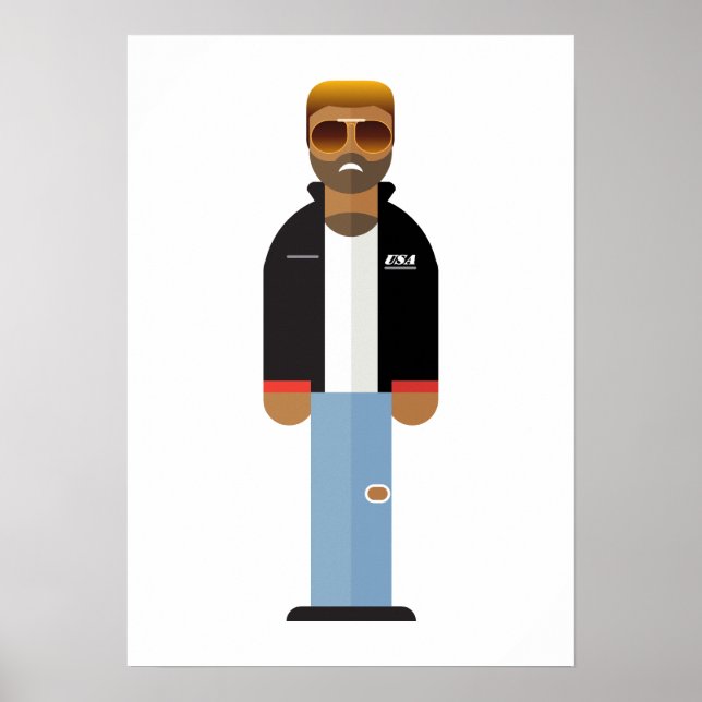 Póster Yog – Retro Pop Icon Art Print (Frente)