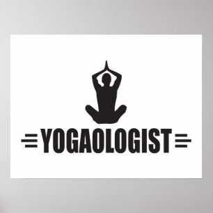 Póster Yoga cómico