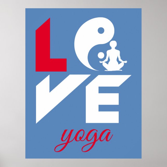 Póster Yoga de amor (Frente)