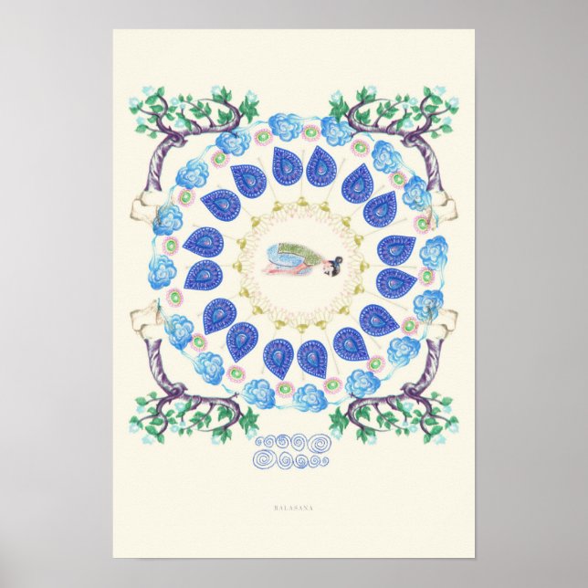 Póster yoga Garden II (Frente)