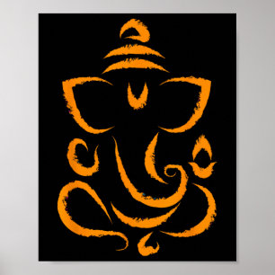 Póster Yoga Hindú Indio Meditación Deepavali Diwali Rang