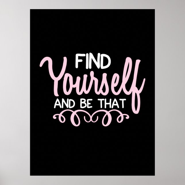 Póster Yoga Lover | Encuéntrate Y Sé Que (Frente)